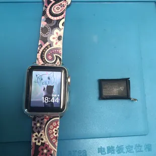 iWatch battery swelled and popped out the screen. We replaced the battery and resealed!