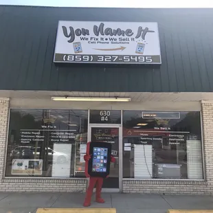 When you see the YNI Cell Phone Guy, talk to him for a discount coupon on your next repair.