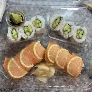 49er Roll &amp; Cucumber and Avocado &amp; Cucumber Roll