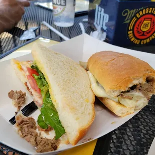 Steak Philly and club