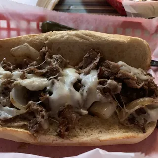 Philly Cheese Steak Or Chicken Sandwich