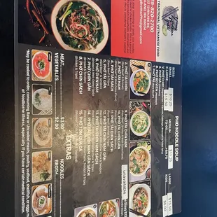 Latest menu