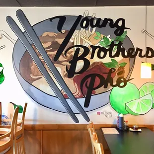 Mural lookin&apos; fresh @YoungBro&apos;sPho! ig:theboxingartist