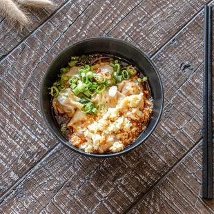 Pork &amp; Shrimp Wonton w/ Chili Oil