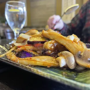 Eggplant in Spicy Garlic Sauce