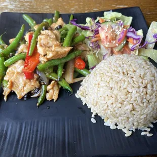 Chicken in black bean sauce