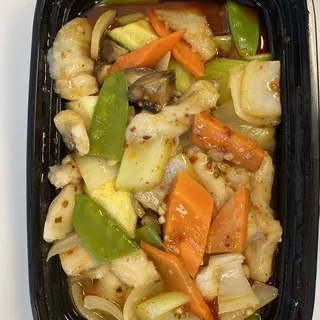 Spicy Garlic Sole Fillet