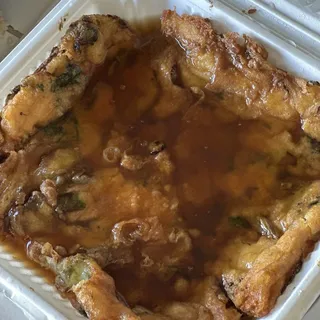 Egg Foo Yung with Chicken Or BBQ pork