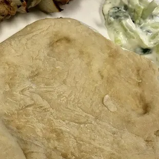 Pita and tzatziki - all made from scratch!