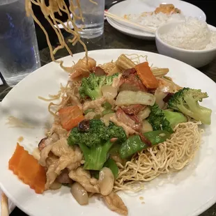 Combination Pan Fried Noodles