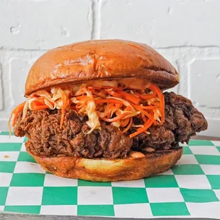 Spicy Fried Chicken Sammy