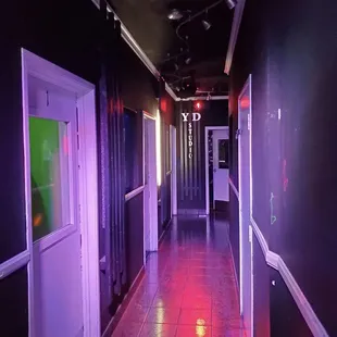 an empty hallway