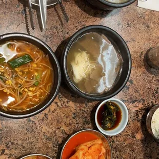 7. Spicy Beef Soup with Vegetable 2. Beef with No Fat Stew 5. Ox foot stew