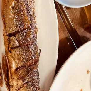 One order of Mackerel come w two.