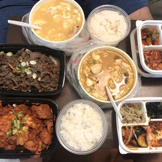 C4. Spicy Chicken & Tofu Combo