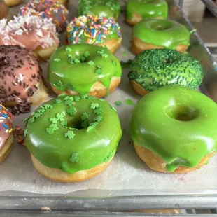 Lucky Donuts for St. Patrick's day The flavor will surprise you. Soooo Good!