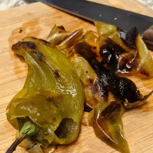 Young gun hatch just off the grill with skin removed