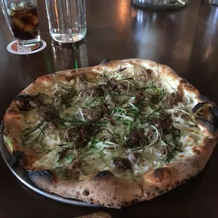Sausage and Onion Pizza