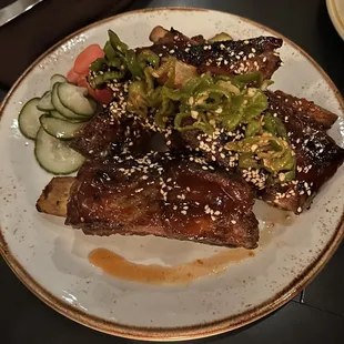 Sweet and Spicy Pork Ribs