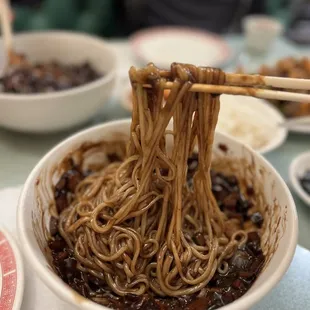 Black bean noodles