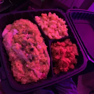 Smothered Chicken Rice Plate