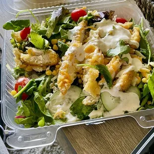 Chicken Strip Chopped Salad