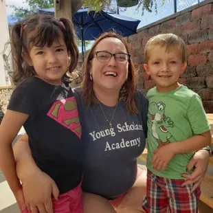 Our Lead Preschool Teacher and Child Success Advocate Ms. Michaela celebrating SIX years at Young Scholars!