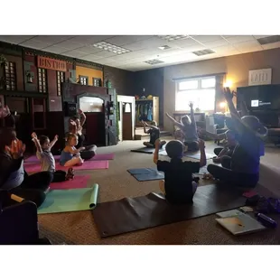 Family Yoga Night is always a BLAST!
