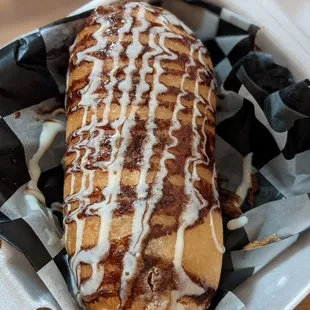 Fried zebra cake
