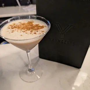 Pumpkin spice martini
