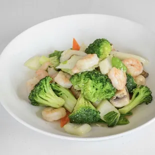 Shrimp with Broccoli
