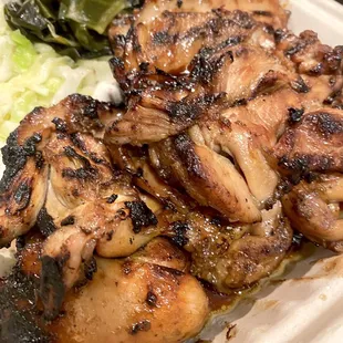BBQ Chicken plate.