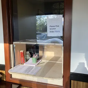 New to-go window during Covid19.  Very inventive!