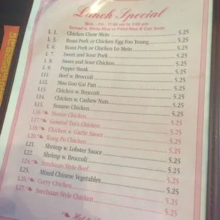 AWESOME lunch specials!