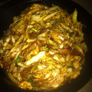 Mu Shu Pork.  Absolutely awesome!