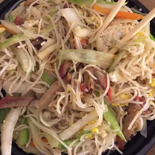 Roasted Pork Chow Mei Fun.  Very tasty!