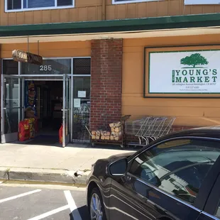 Small neighborhood market with everything