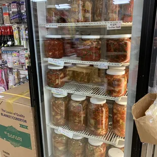 a refrigerator full of food