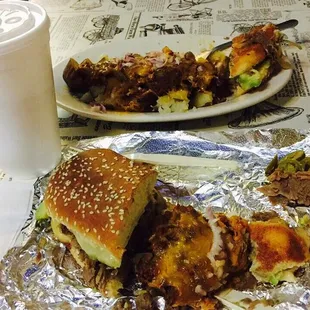 Texi-Cali &amp; loaded brisket potatoes