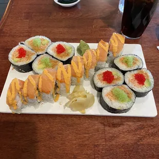 My rolls were excellent and the service was top notch. This will be my go to sushi place when I'm back in the area.
