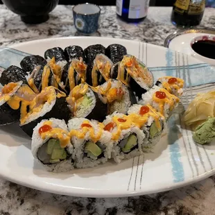 sushi and sashimi, sushi, sashimi, food