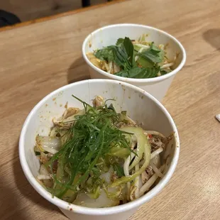 Duck and Curry shrimp and pork
