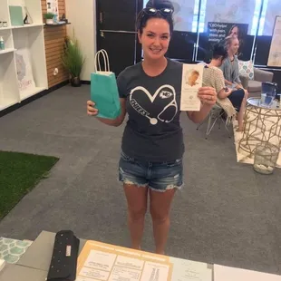 Happy customer at 21st and Rock road.