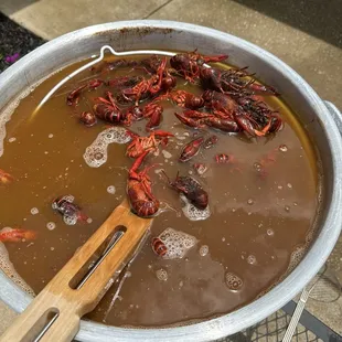 Should've let em soak longer, but we were hungry