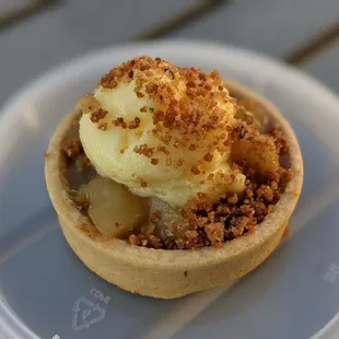 Melted Pear Cheesecake