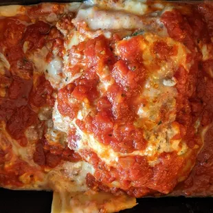 My Dad's Lasagna  Bolognese, Ricotta, Mozzarella, Italian Sausage