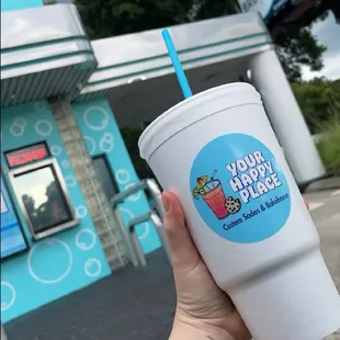 Diet Custom 32 ounce Soda