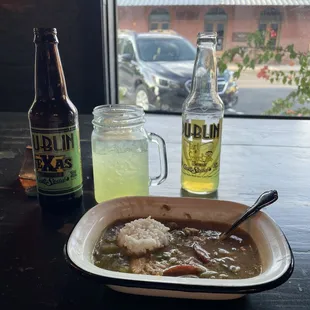 Gumbo and sodas