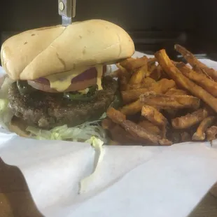 Cheese Stuffed Veggie Burger