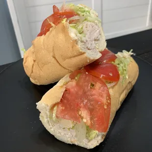 12 inch Turkey breast all the way.